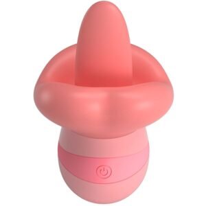 PRETTY LOVE – ESTIMULADOR DE CLITÓRIS KYLEE TONGUE 10 VIBRAÇÕES ROSA NUDE