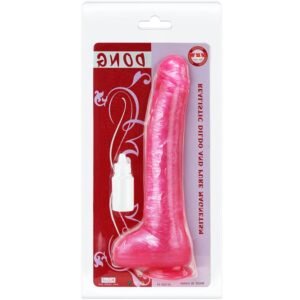 BAILE – DILDO DONG ROSA REALÍSTICO COM VENTOSA