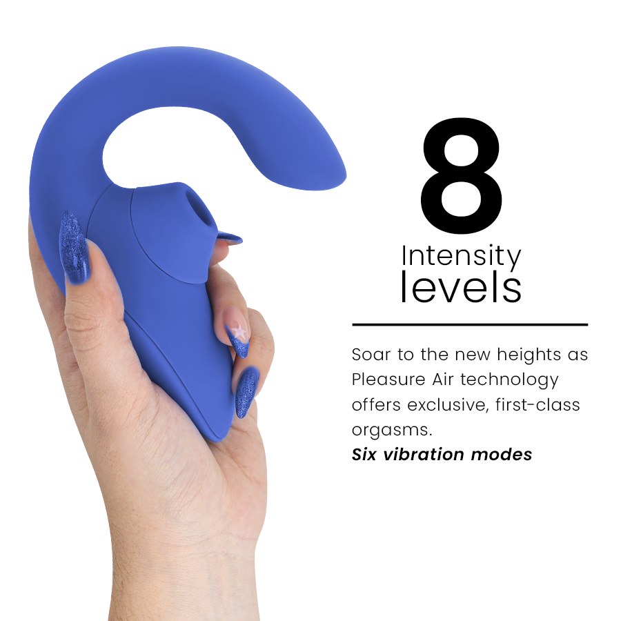 WOMANIZER - VIBRADOR ESTIMULADOR BLEND RABBIT AZUL VIBRANTE - Image 5
