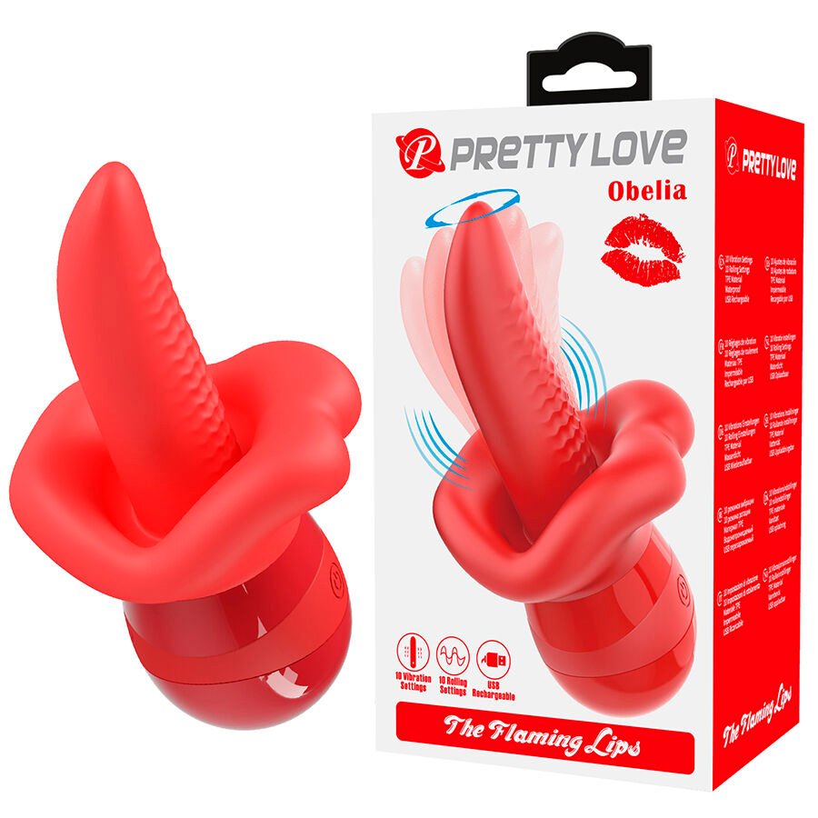 PRETTY LOVE - OBELIA VIBRADOR DE LÍNGUA COM MOVIMENTO ORBITAL - Image 3