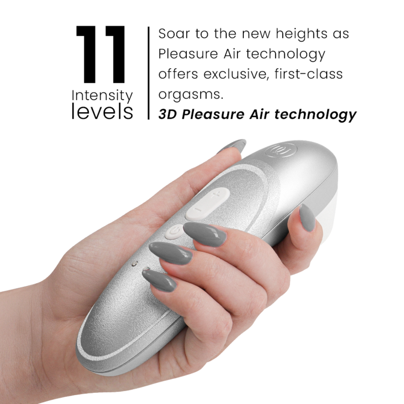 WOMANIZER - PRO VIBRANT CLITORIAL STIMULATOR CINZA PRATEADO - Image 2