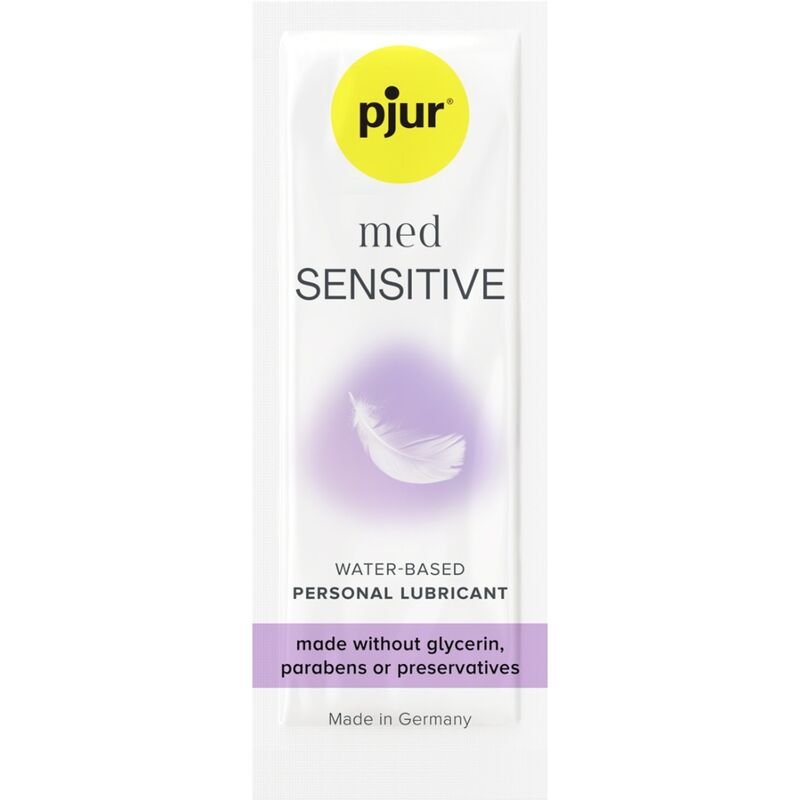 PJUR - MED SENSITIVE GLIDE LUBRIFICANTE BASE DE GUA 2 ML