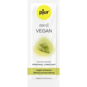 PJUR – MED VEGAN GLIDE LUBRIFICANTE BASE DE GUA 2 ML