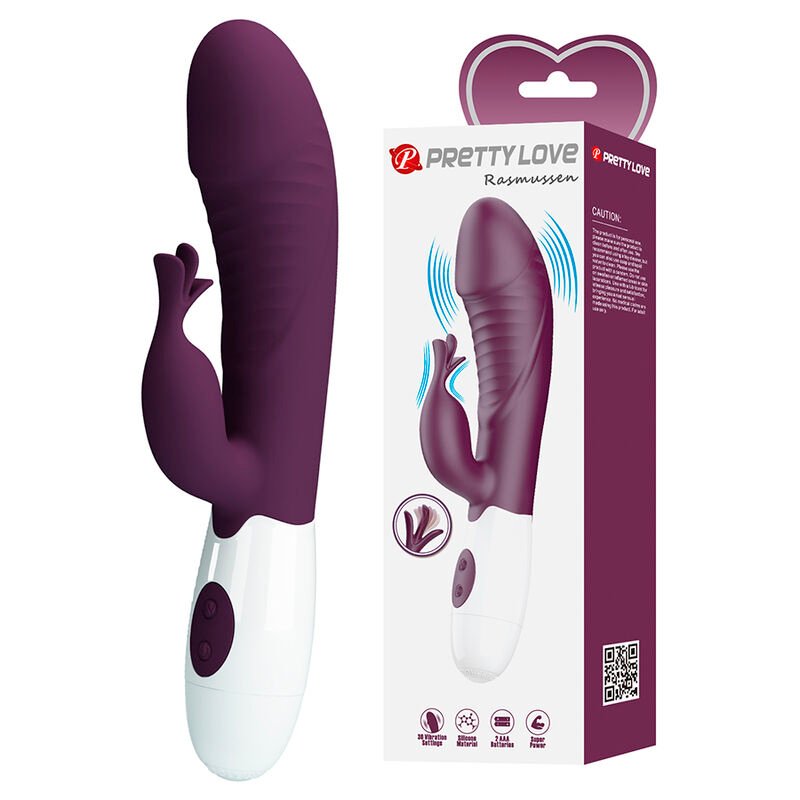 PRETTY LOVE - ROGUE MUSE VIBRADOR COELHO COM 30 FUNÇÕES ROXO - Image 2