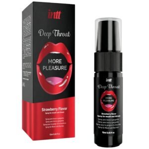 INTT – SPRAY ORAL PARA GARGANTA PROFUNDA COM MAIS PRAZER SABOR MORANGO
