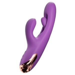SHE.E.O – VIBRADOR RABBIT PARA PONTO G COM MOVIMENTO DIGITAL ROXO