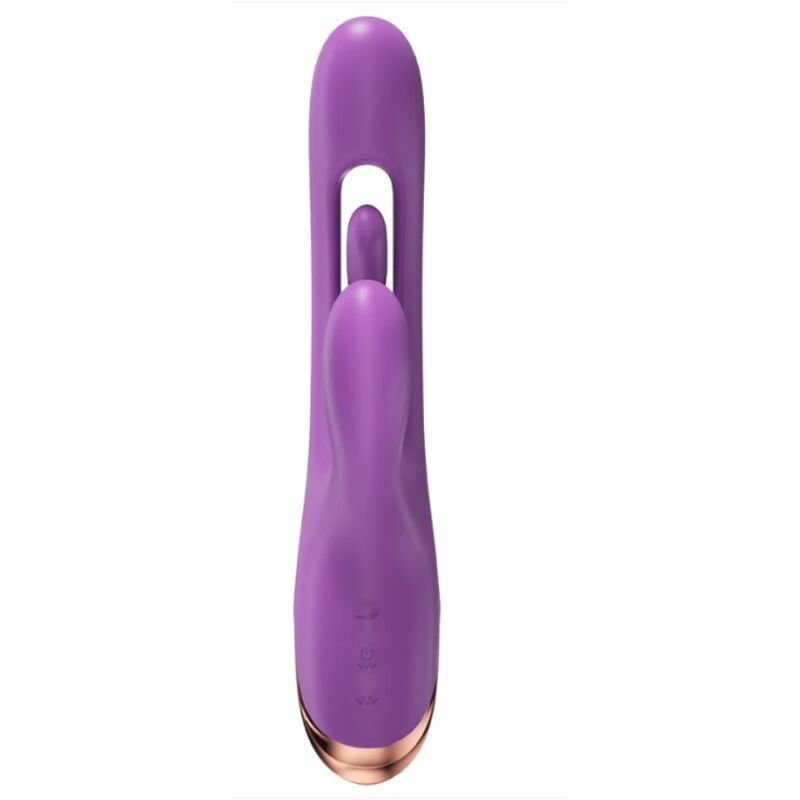 SHE.E.O - VIBRADOR RABBIT PARA PONTO G COM MOVIMENTO DIGITAL ROXO - Image 3