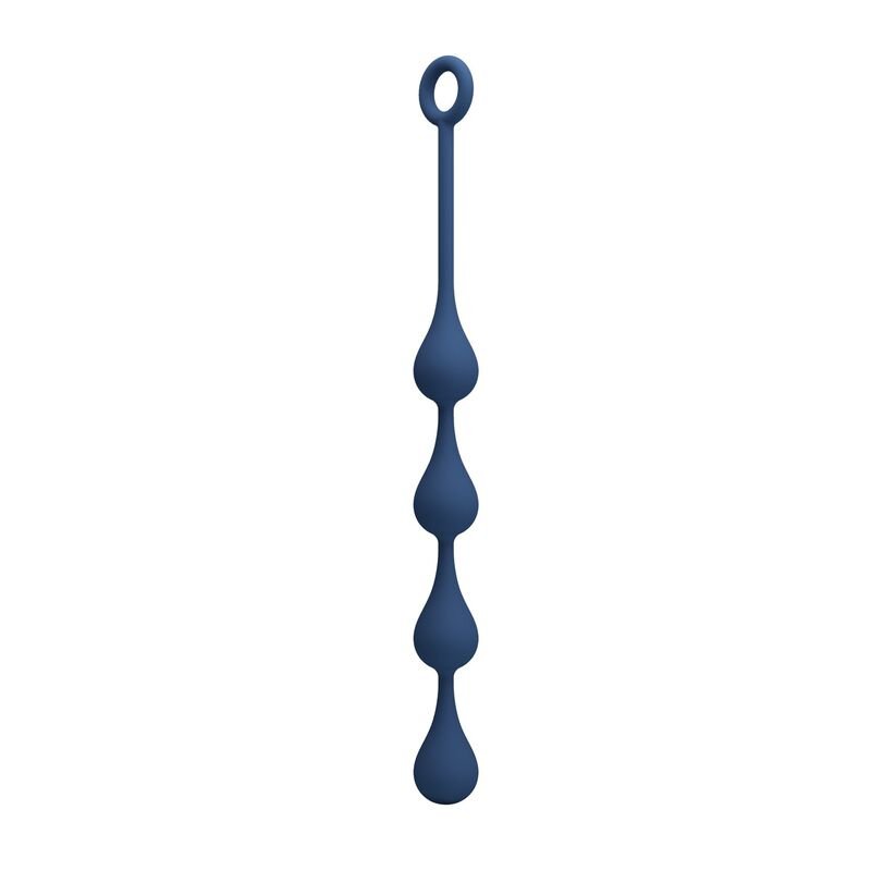 MR PLAY - BOLINHAS ANAL DE SILICONE AZUIS TAMANHO M 33 CM - Image 5