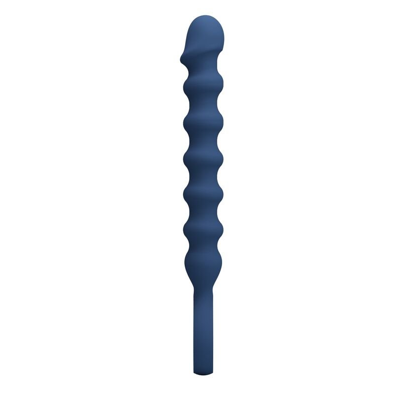 MR PLAY - BOLINHAS ANAL DE SILICONE AZUIS E PLUG ANAL - Ø - 3,4 CM - 28,5 CM - Image 3