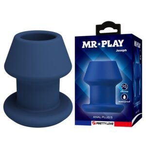 MR PLAY – JACK BLUE SILICONE OCO PLUG ANAL TAMANHO S