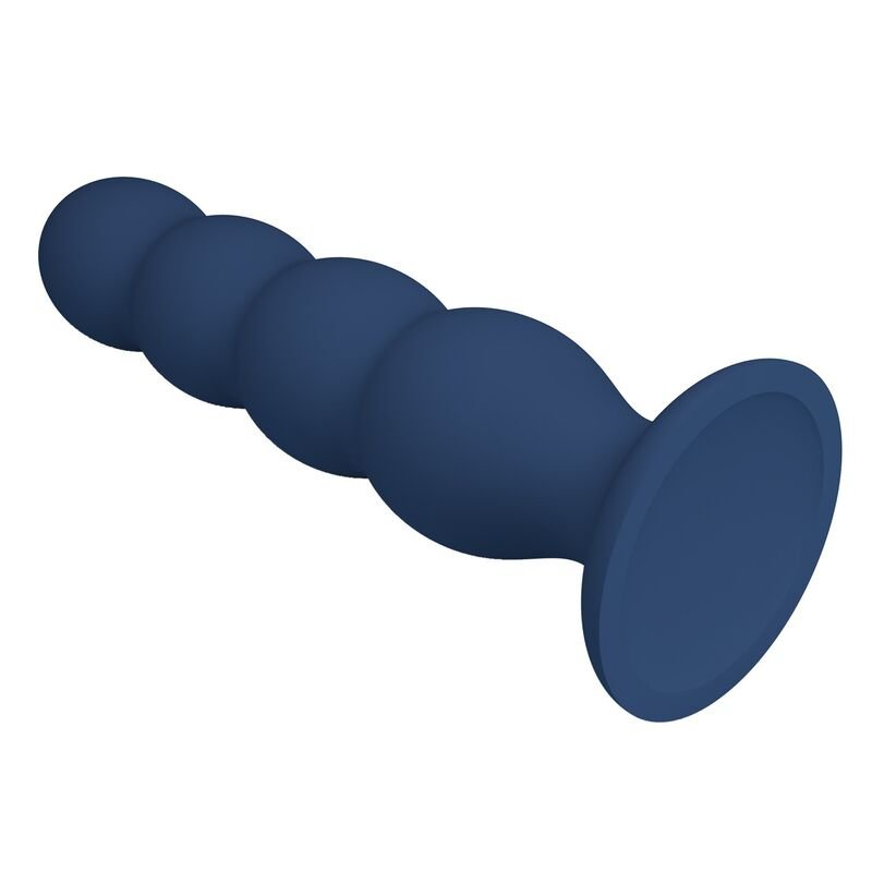 MR PLAY - PLUG ANAL COM 4 BOLINHAS DE METAL E VENTOSA AZUL - Image 3