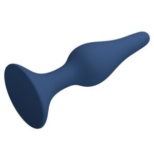 MR PLAY – PLUG ANAL DE SILICONE CÔNICO AZUL XL