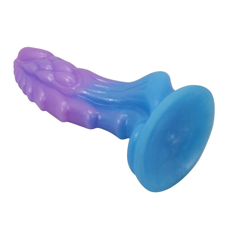 POWER MONSTERS - DILDO REALISTA ATLANTEANS COM VENTOSA 19 CM Ø 5 CM AZUL E ROXO - Image 5
