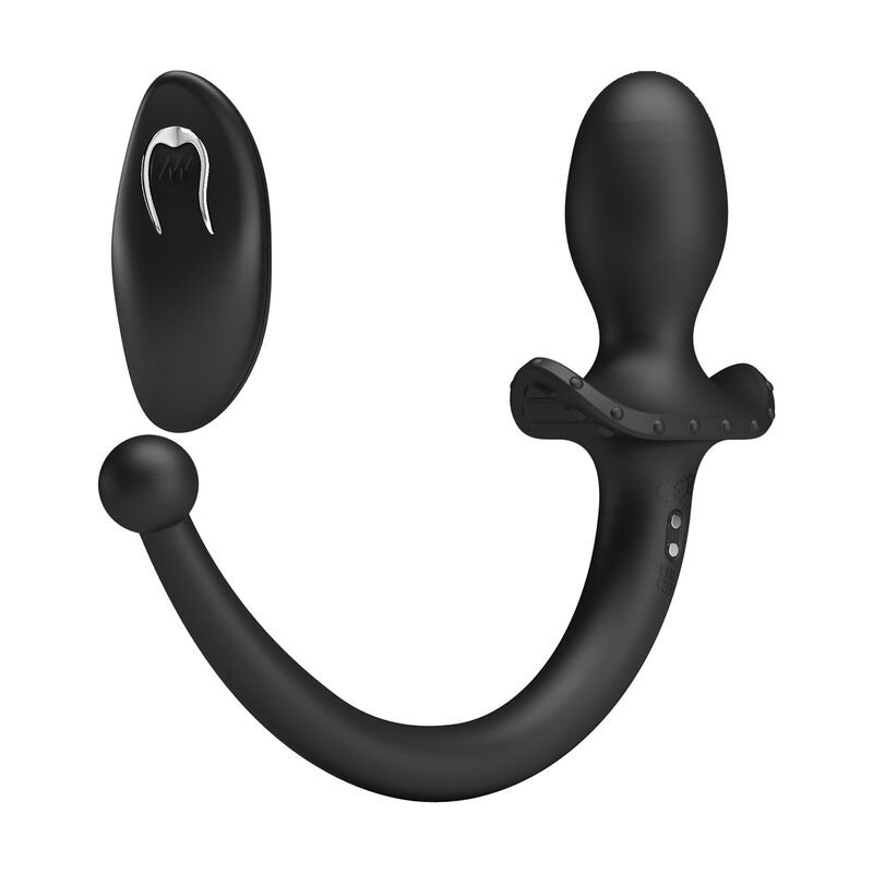 MR PLAY - VIBRADOR ANAL E PERÍNEO COM CONTROLE REMOTO SEM FIO, PRETO - Image 2
