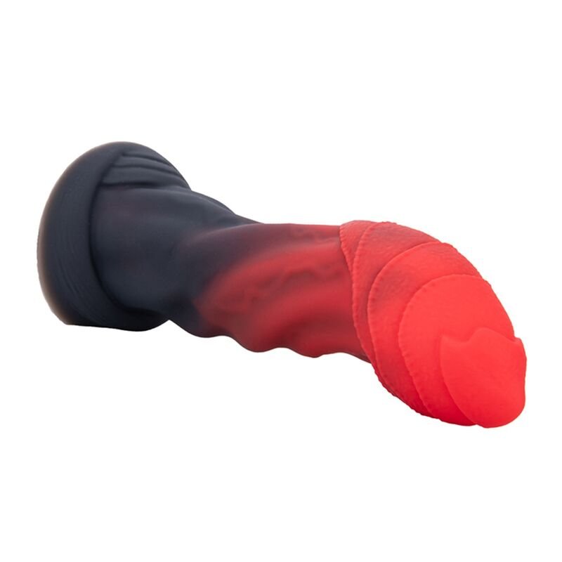 POWER MONSTERS - INFERNAL GOLIATH BICOLOR FANTASY SILICONE DILDO 25 CM Ø 6 CM - Image 3