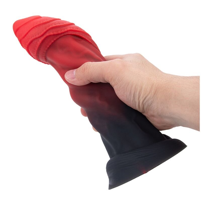 POWER MONSTERS - INFERNAL GOLIATH BICOLOR FANTASY SILICONE DILDO 25 CM Ø 6 CM - Image 4