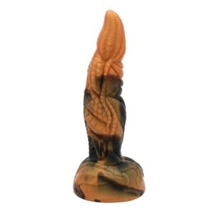 POWER MONSTERS – DILDO DE SILICONE FANTASIA TIRANOSSAURO BICOLOR 20,5 CM Ø 5 CM