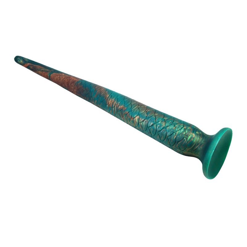 POWER MONSTERS - WILDWYRM TAIL BICOLOR FANTASY SILICONE DILDO 47 CM Ø 4 CM - Image 4