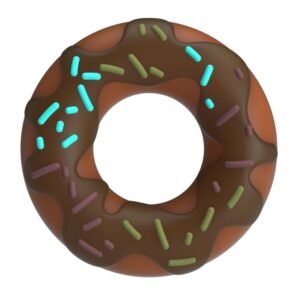 PRETTY LOVE – ANEL DE PÊNIS SUPER DONUT MARROM