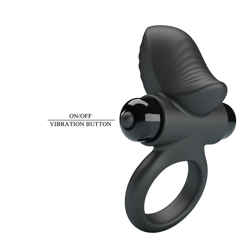 PRETTY LOVE - ANEL VIBRATÓRIO PARA PÊNIS ADRIEN COM 10 FUNÇÕES - PRETO - Image 2