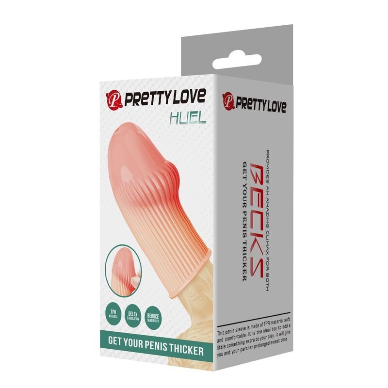 PRETTY LOVE - CAPA PENIANA HUEL PARA DEIXAR SEU PÊNIS MAIS GROSSO E COM A COR DA PELE - Image 3