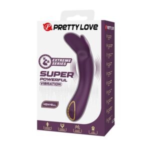 PRETTY LOVE – VIBRADOR RECARREGÁVEL KENYELL COM 10 FUNÇÕES – ROXO