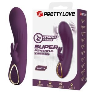 PRETTY LOVE – VIBRADOR COELHO RECARREGÁVEL LANDYN COM 10 FUNÇÕES – ROXO