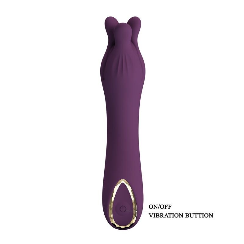 PRETTY LOVE - VIBRADOR RECARREGÁVEL LUNAO COM 10 FUNÇÕES ROXO - Image 2