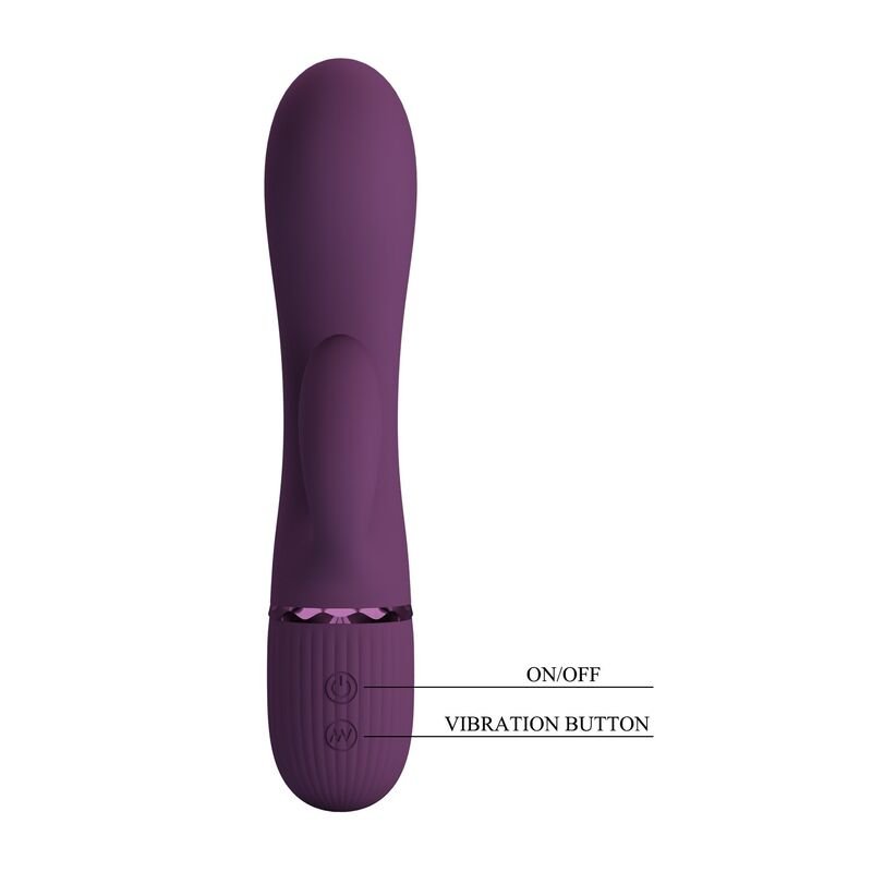 PRETTY LOVE - MARGIE VIBRADOR COELHO RECARREGÁVEL COM 10 FUNÇÕES ROXO - Image 3