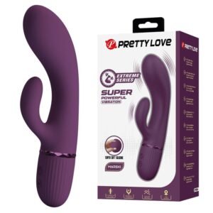 PRETTY LOVE – MARGIE VIBRADOR COELHO RECARREGÁVEL COM 10 FUNÇÕES ROXO