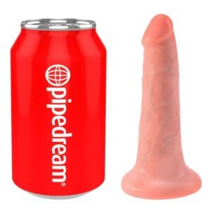 KING COCK – DILDO COM BOLAS 14 CM CARNE
