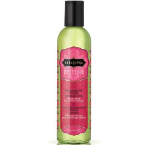 KAMASUTRA – ÓLEO DE MASSAGEM DE MORANGO DIVINO NATURALS 236ML