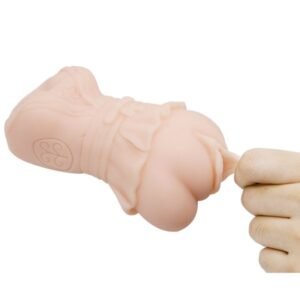 CRAZY BULL – MASTURBADOR DE VAGINA DE PELE DE GUA COM BALAS VIBRANTES