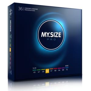 MY SIZE – PRO PRESERVATIVOS 53 MM 36 UNIDADES