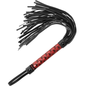 BEGME – FLOGGER DE COURO VEGANO EDIO VERMELHA