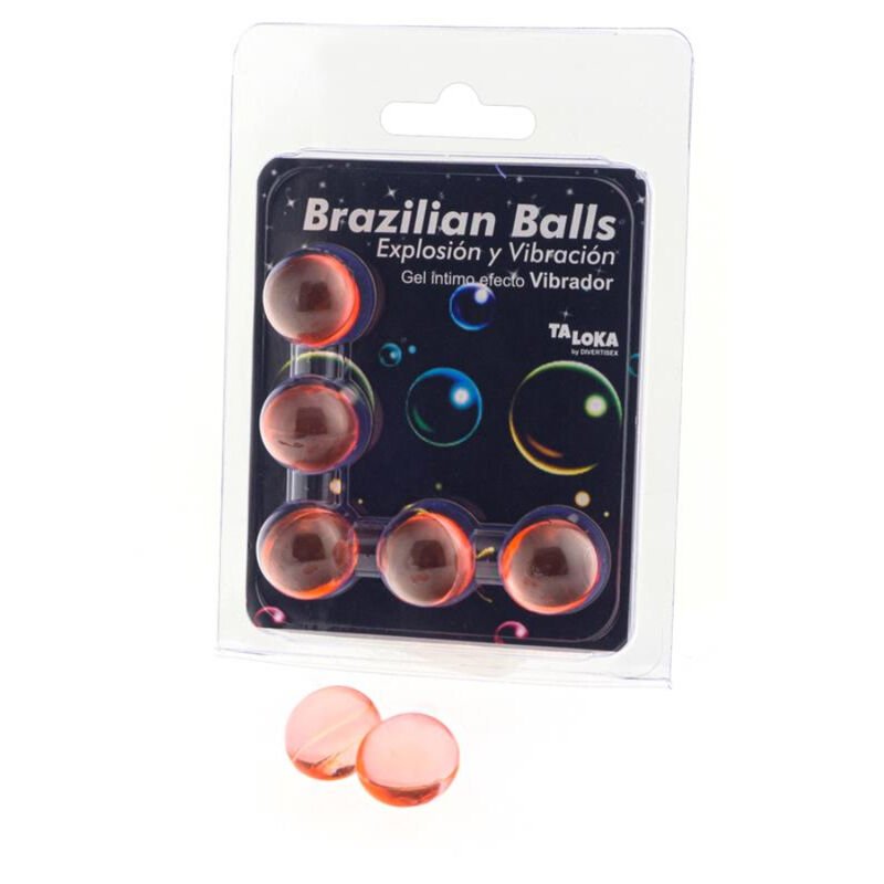 TALOKA - 5 BOLAS BRASILEIRAS EFEITO VIBRATÓRIO GEL EMOCIONANTE - Image 2
