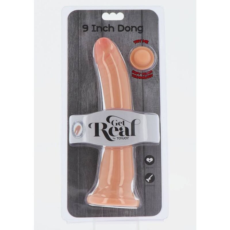 GET REAL - DONG DUAL DENSIDADE PELE 23,5 CM - Image 3