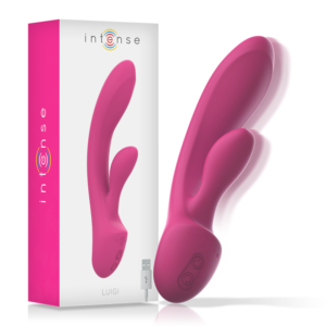 INTENSE – VIBRADOR LUIGI COELHO ROSA SILICONE LÍQUIDO