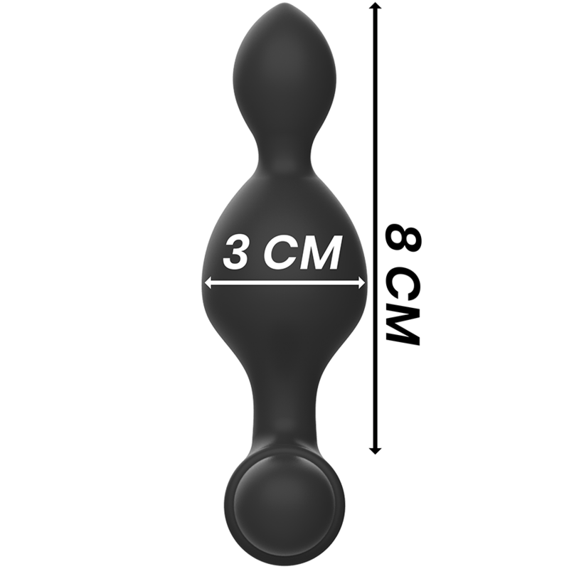 BLACK&SILVER - CONTROLE REMOTO DE PLUG ANAL DE SILICONE TUCKER PEQUENO - Image 5