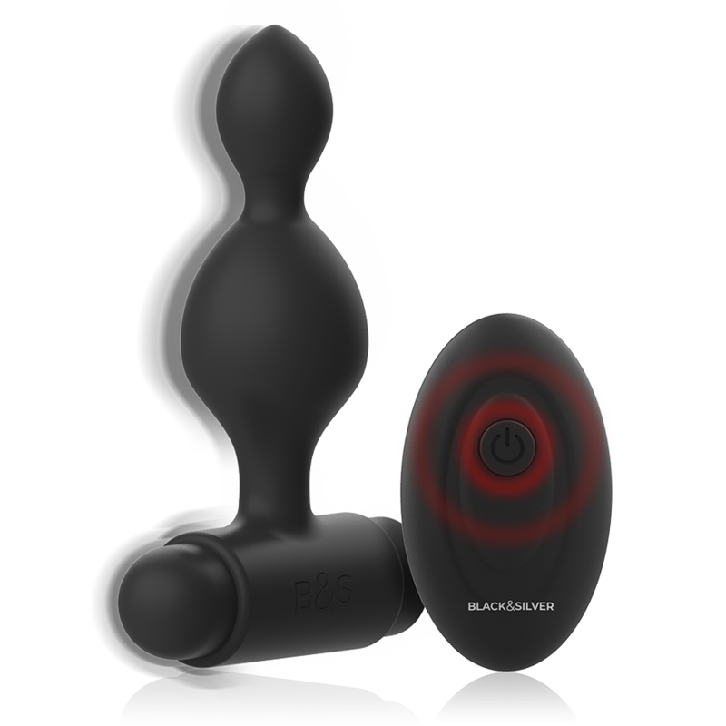 BLACK&SILVER - CONTROLE REMOTO DE PLUG ANAL DE SILICONE TUCKER PEQUENO - Image 3