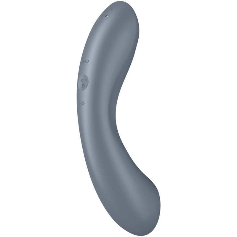 SATISFYER - CURVE TRINITY 1 AIR PULSE VIBRATION GREY - Image 5