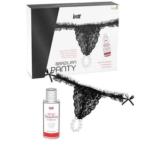 INTT RELEASES - CALÇA PRETA BRASILEIRA COM PÉROLAS E GEL LUBRIFICANTE 50 ML - Image 4