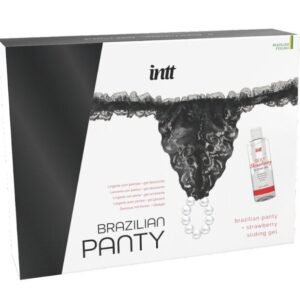 INTT RELEASES – CALÇA PRETA BRASILEIRA COM PÉROLAS E GEL LUBRIFICANTE 50 ML