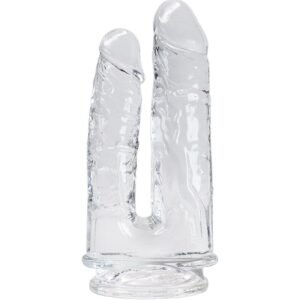 ALIVE – IMPERIUM DUPLO PÉNIS REALISTA TRANSPARENTE 12/14 CM