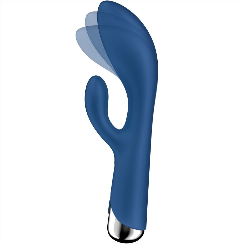 SATISFYER - SPINNING COELHO 1 CLITÓRIS E ESTIMULAO G-SPOT AZUL - Image 5
