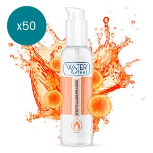 WATERFEEL – LUBRIFICANTE EFEITO DE CALOR 150 ML PACK 50 UNIDADES