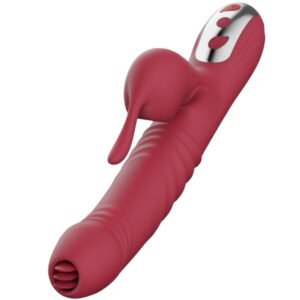 ARMONY – VIBRADOR E SUCÇÃO COM LÍNGUA ESTIMULANTE BURGUNDY
