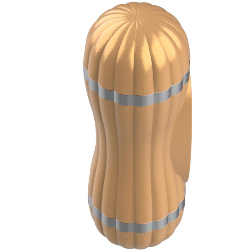 ARMONY - BEVIS DUPLO MASTURBADOR VAGINAL E BOCAL SEM VIBRAÇÃO DOURADO - Image 5