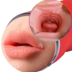 ARMONY – MASTURBADOR DUPLO VAGINA E BOCA VERMELHA