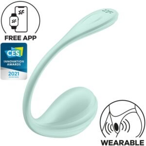 SATISFYER – ESTIMULADOR DE PÉTALA LISA G-POINT ÁGUA VERDE APLICATIVO GRATUITO